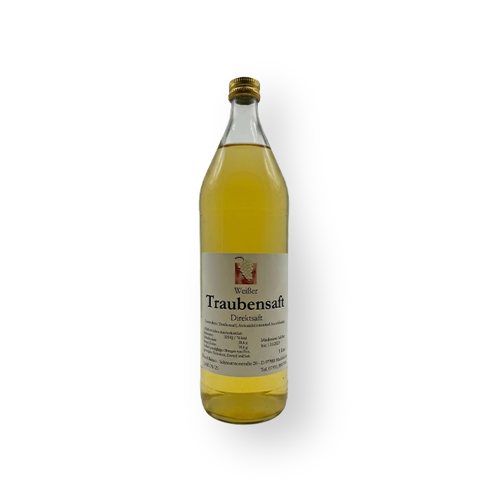 Weißer Traubensaft Direktsaft
